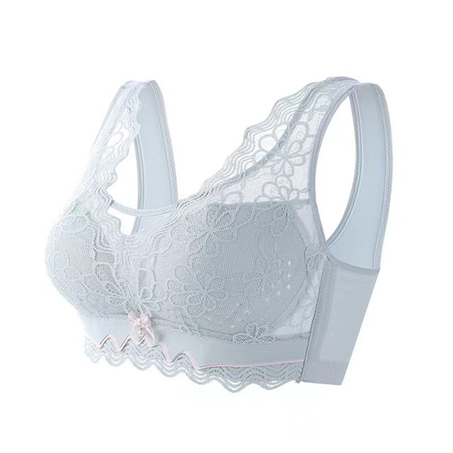 Iuhan Popular Pick Bras, Front Button Underwear Color Match Seamless Gathering Comfort Seamless Bras Outfit Sport Winter