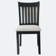 thumbnail image 4 of Burleson Dining Chairs (Set of 2) - Black+White, 4 of 7