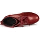 thumbnail image 4 of Botines tacón grueso con Cordón Y cremallera para Mujeres Allegra K Rojo 37, 4 of 7
