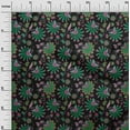 thumbnail image 3 of oneOone Cotton Cambric Green Fabric Block Craft Projects Decor Fabric Printed By The Yard 42 Inch Wide-4S, 3 of 6