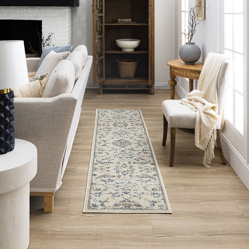 Mohawk Home Cadmus Indoor Woven Area Rug, Blue, 2' x 10'