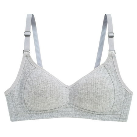 Levmjia Sheer Bras For Women Wireless Comfort Bra Cotton Adjustable Straps Yoga Sports Everyday T-Shirt 32-40B/C/D Black Beige Light Pink 1-Pack Breathable Sleep-Friendly Design