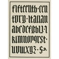 thumbnail image 2 of Frank Chouteau Brown 11x14 Gold Ornate Wood Frame and Double Matted Museum Art Print Titled - Italian Inlaid Blackletters (1902), 2 of 4
