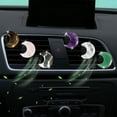 thumbnail image 3 of Crystal Car Air Clip Natural Quartz Hand-carved Decoration for Car with Positive Energy, 3 of 3