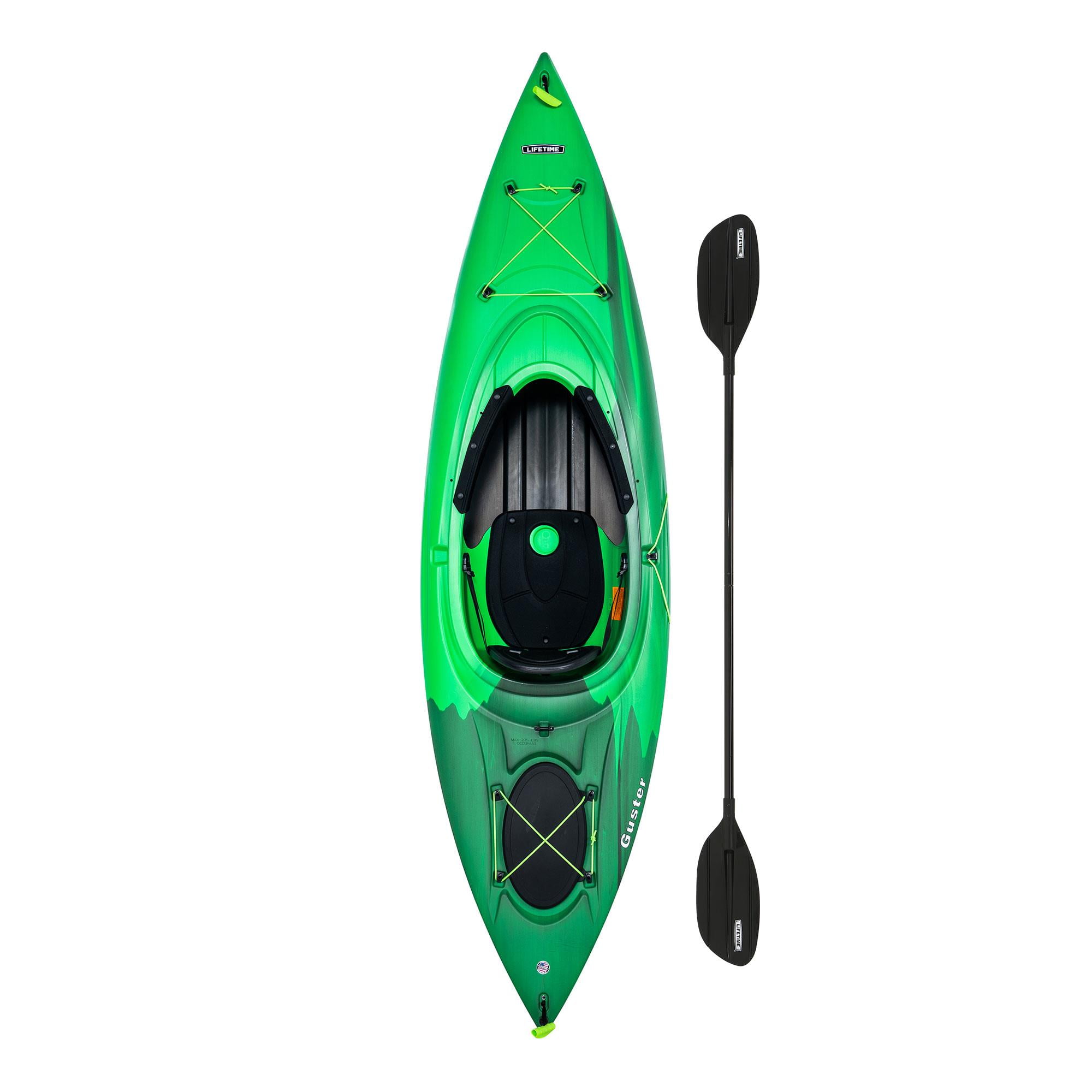Lifetime Guster 10 ft Sit-Inside Kayak with Paddle, Emerald Fusion