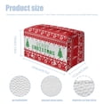 thumbnail image 7 of ZUXONGSY Christmas Tree Tissue Box Cover PU Leather Rectangular Tissue Box Holder with Buttons Customized Printed Tissue Cover Texture Leather Tissue Box Cover for Christmas Decor, 7 of 7