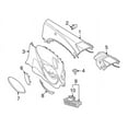 thumbnail image 3 of New Genuine BMW Left Rod Assembly Cover (2004-2010) OE 51437144243, 3 of 10