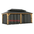thumbnail image 6 of Sunjoy Universal Mosquito Netting for 12 ft. ×20 ft. Gazebos, 6 of 7