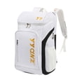 thumbnail image 1 of Lipstore Badminton Backpack Large Capacity Racket Bag Versatile Tennis Backpack Badminton White Gold, 1 of 8