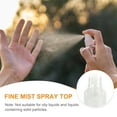 thumbnail image 6 of Uxcell 24 Pcs Clear Spray Top, 28/410 Fine Mist Sprayer Reusable Replacement Spray Bottle Pump Stripe Plastic Top for Cosmetic Perfume and Body Sprays Bottle, 6 of 7