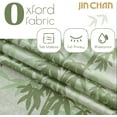 thumbnail image 3 of Leaf Shower Curtain for Bathroom Water Repellent Bamboo Printed Sturdy Tight Weave Oxford Fabric with 12 Shower Curtain Hooks 1 Panel 70 inch Wide by 72 inch Long, 3 of 5