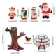 thumbnail image 3 of Uuiauoio Christmas Ornament Set with Santa Penguin Deer and Snowman, for Tabletop Display, Festive Winter Scene for Home Shelf Mantel and Holiday Party Decoration, 7-Piece Collection, 3 of 6