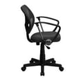 thumbnail image 3 of Mid-Back Gray Mesh Swivel Task Chair with Arms, 3 of 9