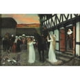 thumbnail image 2 of Agnes Slott-Møller 24x17 Black Ornate Framed Double Matted Museum Art Print Titled: Ebbe Skammelsen in the Wedding Yard (1908), 2 of 5