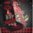 thumbnail image 5 of Cardinal Merry Christmas Seat Covers Cars, ​Car Truck SUV 2 Piec, 5 of 5