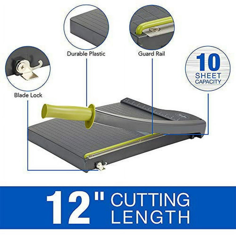 Swingline Paper Cutter Guillotine Trimmer 12 Cut Length 10 Sheet Capacity ClassicCut Lite (9312)