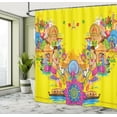 thumbnail image 5 of Ambesonne Modern Shower Curtain, Summer Fan Cooler, 69"Wx75"L, Pale Blue Violet, 5 of 5