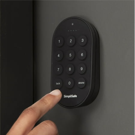 SimpliSafe - Smart Lock - Compatible with Gen 3 home security system - Black