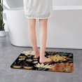 thumbnail image 3 of Boho Flower Bathroom Rug Set - 2 Piece of 17" x 24", Bohemia Bath Mats for Bathroom Non Slip, Absorbent Shower Floor Mat Washable, Carpet Floor Mats for Bathroom Decor, 3 of 6