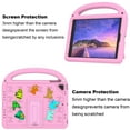 thumbnail image 4 of ELEHOLD Case for iPad 6th Generation, Fun Animal Design EVA Durable Case with Handle & Stand & Strap, Easy Carry for Children,Pink, 4 of 9