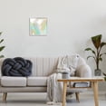 thumbnail image 5 of Stupell Industries Modern Fluid Pastel Shapes Soft Green Accent Painting White Framed Art Print Wall Art, Design by Carol Robinson, 5 of 5