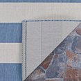 thumbnail image 5 of Couristan Afuera Yacht Club Rug, Cornflower/Ivory, 5 of 12