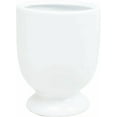 thumbnail image 1 of Matte White Pedestal Planter, 1 of 1