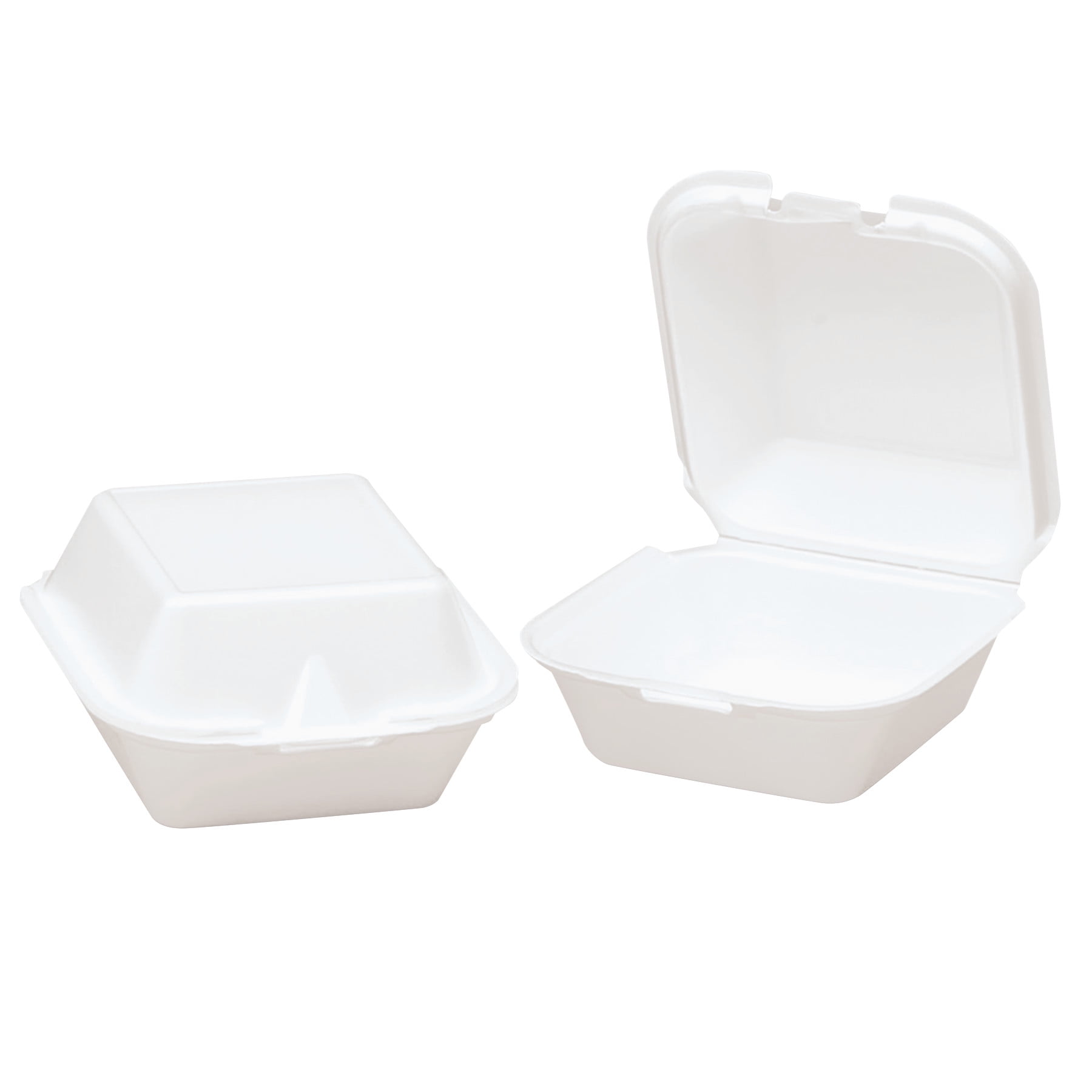 Genpak SnapIt Foam Hinged Sandwich Container, 54/5x52/3x31/8, White