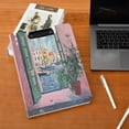 thumbnail image 5 of FORMRS A4 Clipboard Folder with Pen Holder Horizontal Foldable School Office Binder, Green Window Sea, 5 of 9