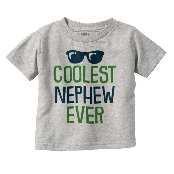 Best Nephew Ever Uncle Aunt Family Youth T Shirt Tee Boys Infant Toddler Brisco Brands 6M