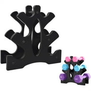 Eotvia Dumbbell Rack, 3 Tier Dumbbell Rack Dumbbell Rack Stand, Compact Dumbbell Rack Weight Rack, Space Saving Small Dumbbell Rack Stand for Home Gym Organization, Max Load 22 lbs(Without Dumbbells)