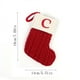thumbnail image 2 of Calcetines Navideños Finos, Bolsa de Dulces, Calcetines Navideños con Alfabeto, Adornos Colgantes para Árbol de Navidad, 2 of 2