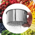 thumbnail image 6 of Clearance Sales! 2025 Upgrade Multi-functional Drain Basket, Stainless Steel Hanging Sink Strainer Basket Food Drainer for Sink, Kitchen Sink Strainer Basket and Vegetables Fruits Clean, 6 of 8