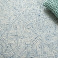 thumbnail image 6 of SAFAVIEH Abstract Malvina Geometric Area Rug, Blue/Ivory, 6' x 6' Round, 6 of 11