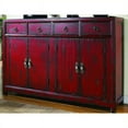 thumbnail image 4 of Beaumont Lane 58" Red Asian Accent Chest, 4 of 5