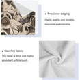 thumbnail image 4 of SKYSONIC 3 Pack Towel Pug Portrait Cotton Bath Towel Set (1 Bath Towel, 1 Hand Towel, 1 Washcloth) for Bathroom, Super Soft and Quick Dry Towels, 4 of 7