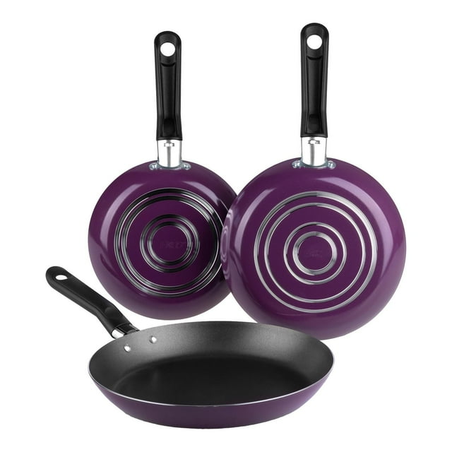 Juego de Sartenes Ekco Basic 3 Piezas Aluminio - Morado purpura