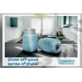 thumbnail image 2 of Beautiful decorative Mason's salt and pepper pot, suitable for old-fashioned, rustic, Eau Exquise blue solid ceramic - 3.5 OZ cap., 2 of 4