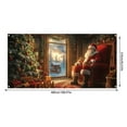 thumbnail image 2 of Holiday Cheer Garage Festive Christmas Banner with Bright Colors Festive Design Perfect for Auto Enthusiasts Home Garages Easy Hanging Durable Material, 2 of 4