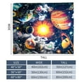 thumbnail image 5 of Paready Outer Space Blanket Soft Flannel Fleece Throw Blanket Cozy Solar System Blanket for Boys Adults Comfortable Galaxy Planets Theme Blanket for Sofa Living Room Travel Camping Couch (60"x80"), 5 of 8