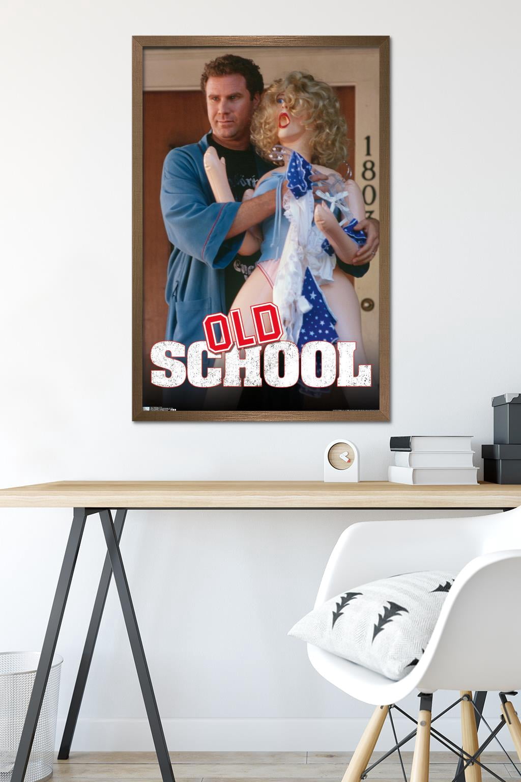 Old School - Frank Wall Poster, 22.375" x 34", Framed