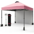 thumbnail image 2 of 0x10 Pop Up Canopy with Sidewalls for Outdoor, Portable Canopy with One Push Setup, Easy Set-Up Waterproof Tent for Outdoor Party, Sun Shade for Wedding Backyard Garden Event, 2 of 6