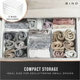 thumbnail image 4 of BINO | Plastic Storage Bins, X-Small - 5 Pack|THE LUCID COLLECTION | Multi-Use Organizer Bins | Built-In Handles | BPA-Free | Clear Storage Containers | Fridge Organizer | Pantry & Home Organization, 4 of 5