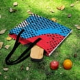 thumbnail image 6 of Color Wave Point Geometry Waterproof Picnic Blanket with Foldable Zipper, Suitable for Outdoor Use, Suitable for Travel, Camping, Beaches, Parks, Grasslands, Picnic Blanket Accessories, 6 of 8