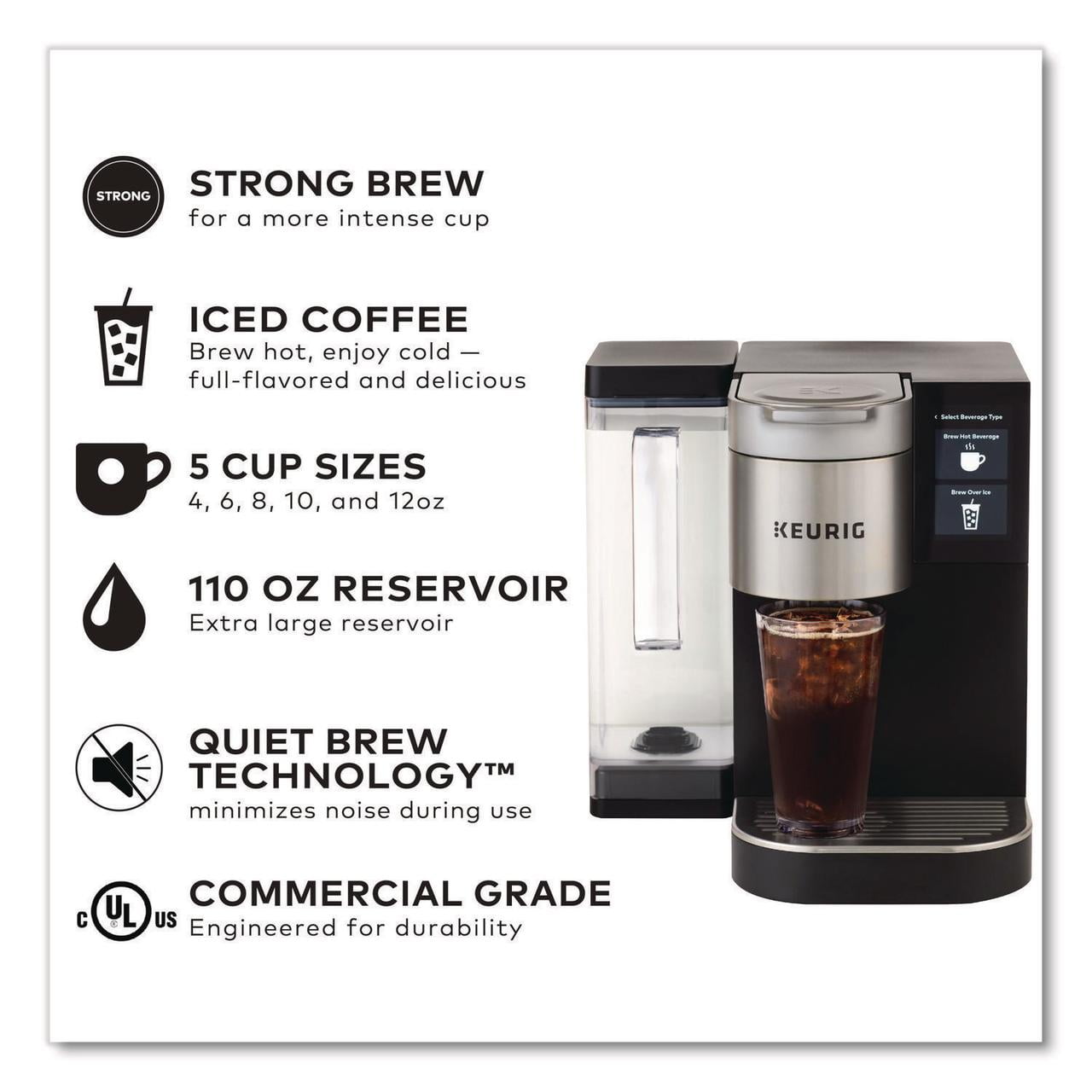 K2550 Brewing System with Reservoir - Black/Silver