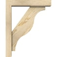 thumbnail image 3 of Ekena Millwork 4"W x 16"D x 20"H Funston Block Rough Sawn Bracket w/ Offset Brace, Douglas Fir, 3 of 25