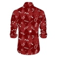 thumbnail image 7 of Tisuna Stylish Shirt For Men Long Sleeve Lapel Neck Button Down Blouse Funny Fashion Gentlemen Valentine'S Spring Summer T Shirts L, 7 of 7