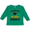 thumbnail image 3 of Inktastic Congrats My Daddy Graduated with Cap Boys or Girls Long Sleeve Toddler T-Shirt, 3 of 5