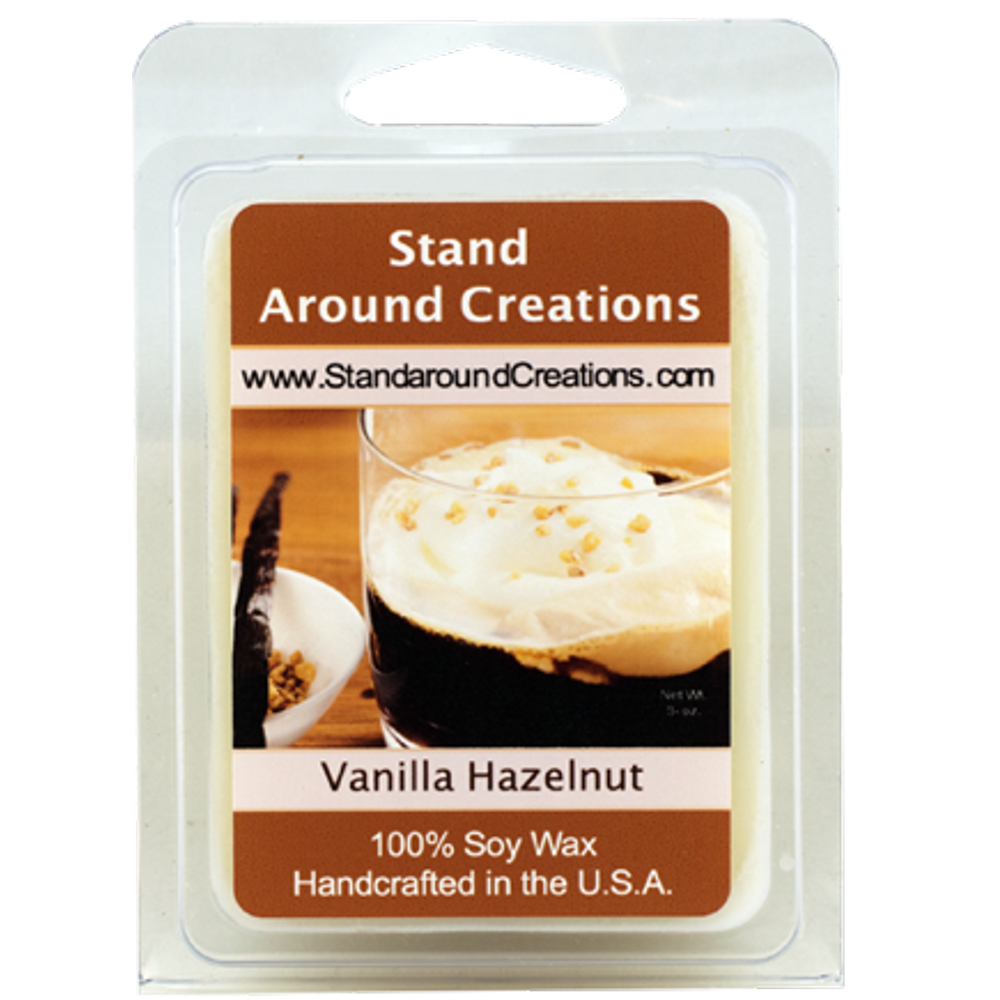 VANILLA HAZELNUT WAX MELT 3OZ.