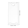 thumbnail image 2 of FRCOLOR 12Pcs Tumbler Acrylic Name Plate Blank Bottle Name Label Blanks Bottle Acrylic Nameplate, 2 of 8